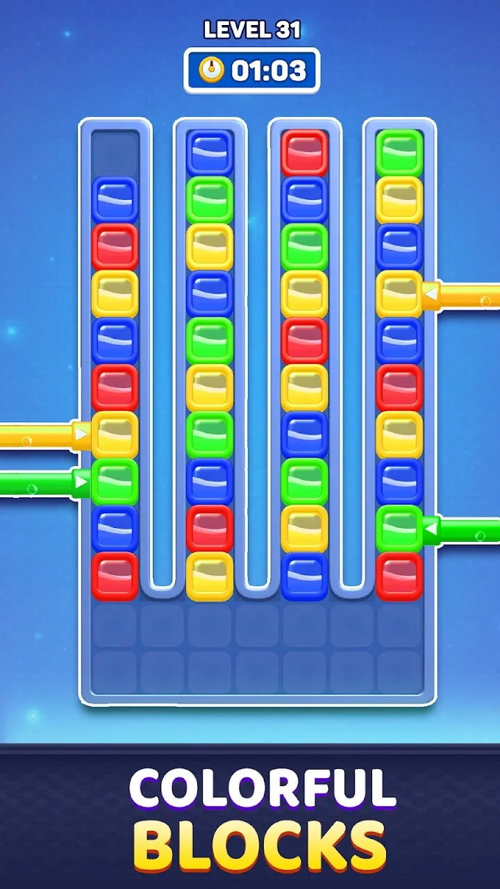 Animowane klocki i efekty świetlne